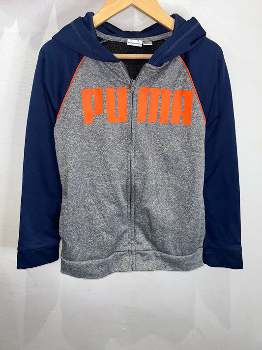 Puma grey activewear sweatshirt 8y