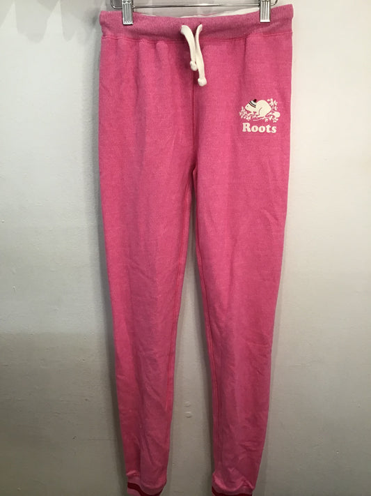Pants Roots pink logo joggers 10y