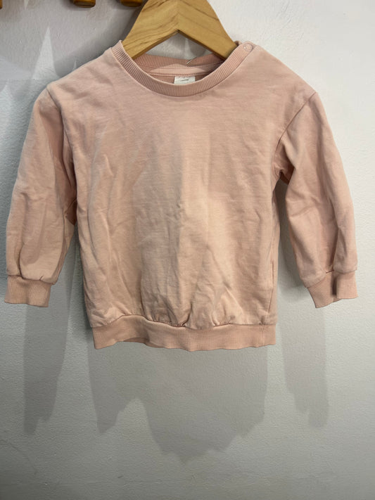 Light pink pullover 12-18m