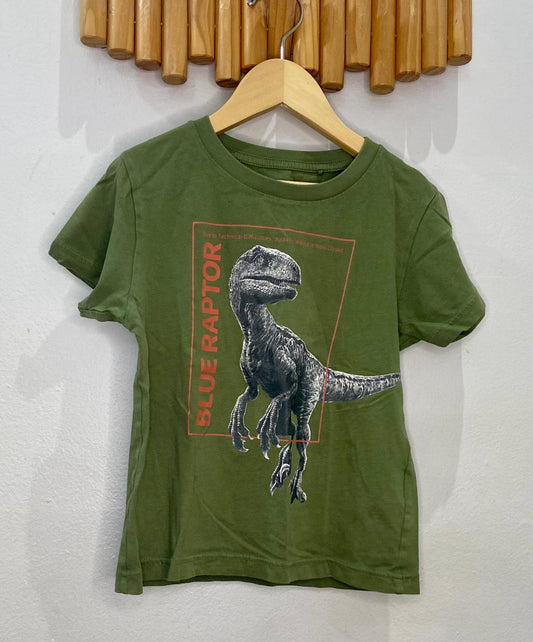 Blue Raptor tee 3-4y