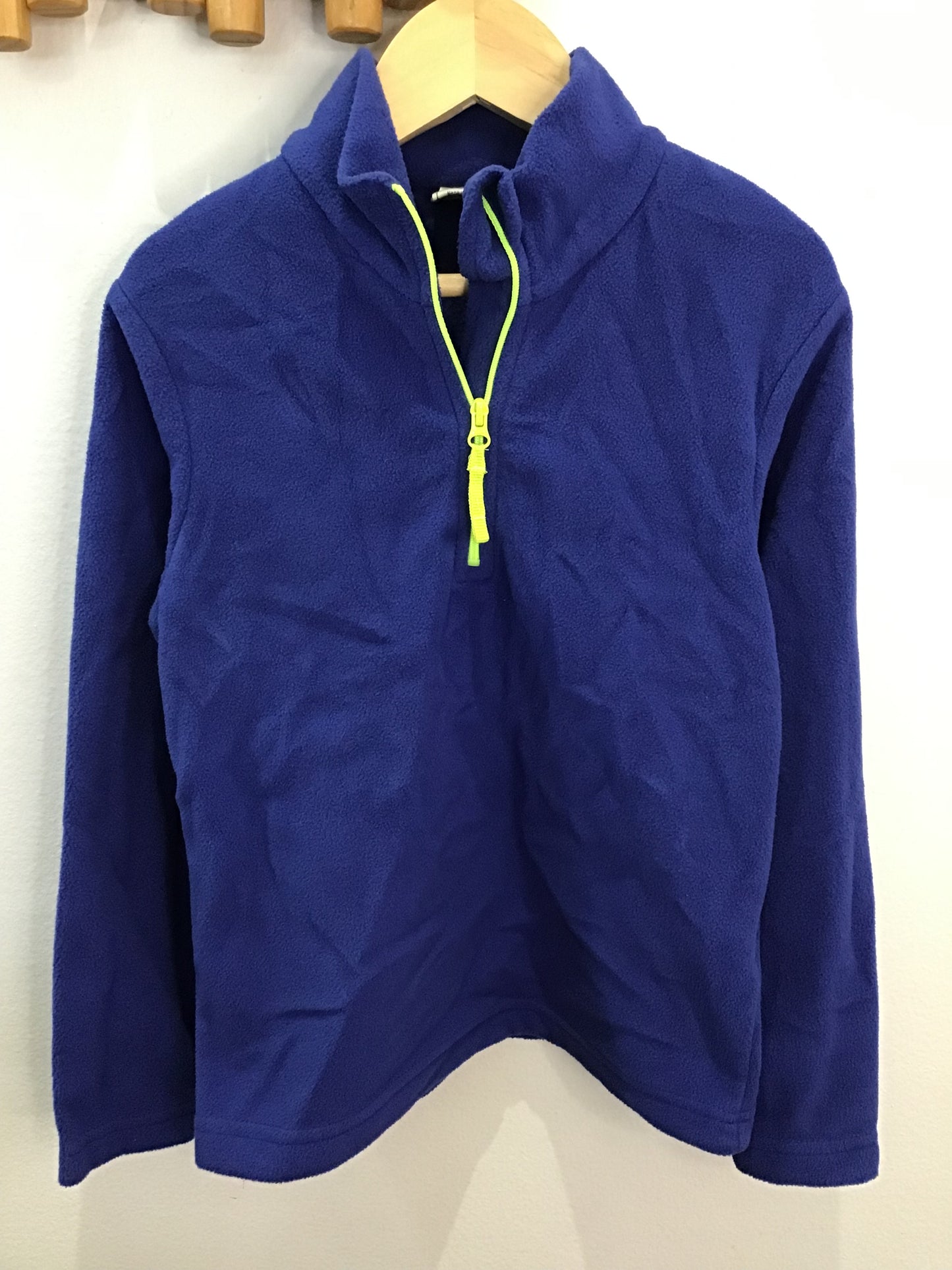 Blue quarter zip flece 5-6y