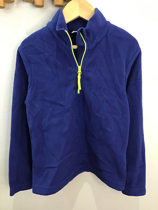 Blue quarter zip flece 5-6y