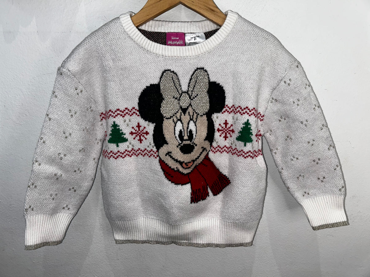 Minnie Mouse Christmas sweater 3y
