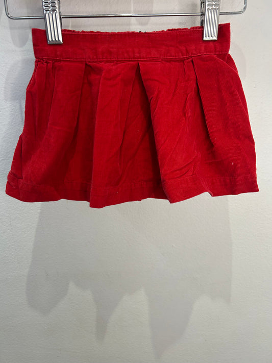 Red skirt 12-18m