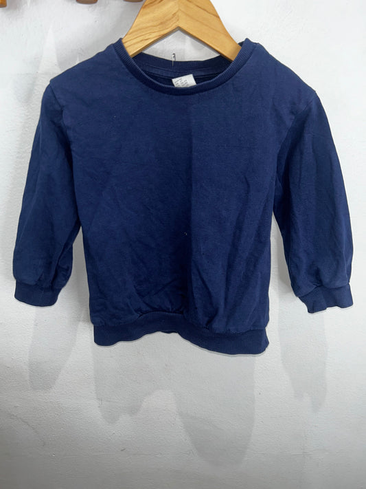 Blue basical pullover 18-24m