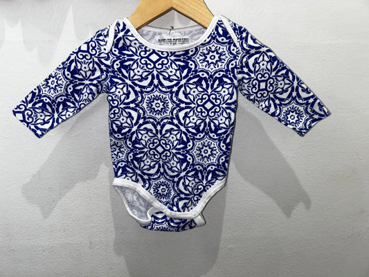 Sleep no more blue onesie 3-6m