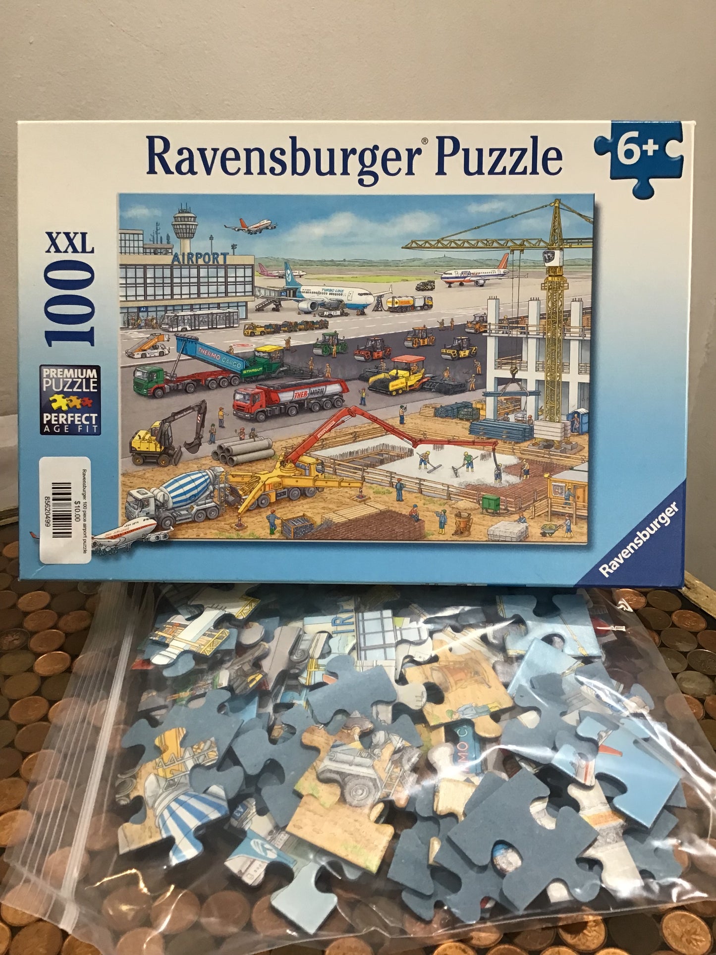 Ravensburger 100 piece airport puzzle
