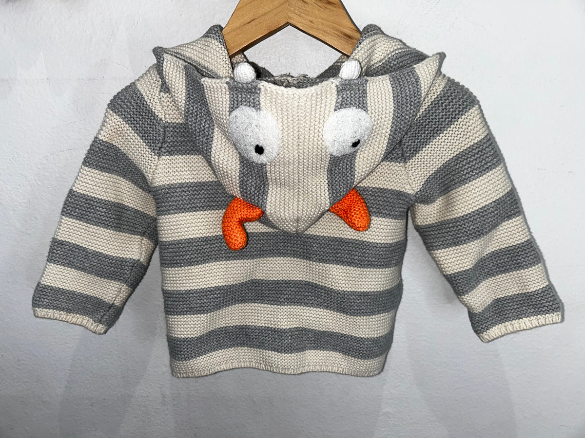 Stripes monster brannan sweater 6-12m
