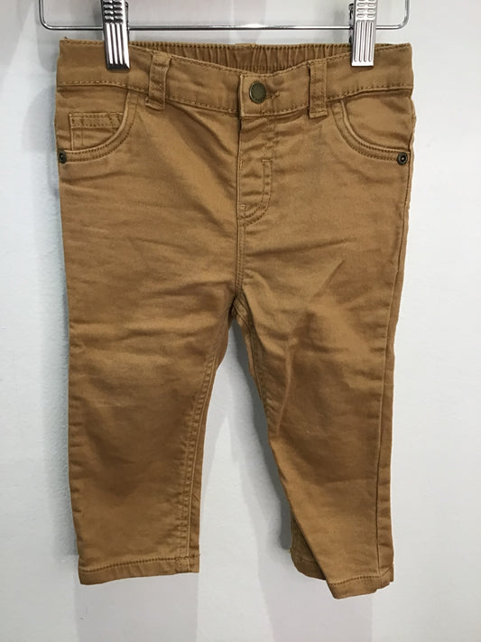 Brown stretchy pants 18-24m