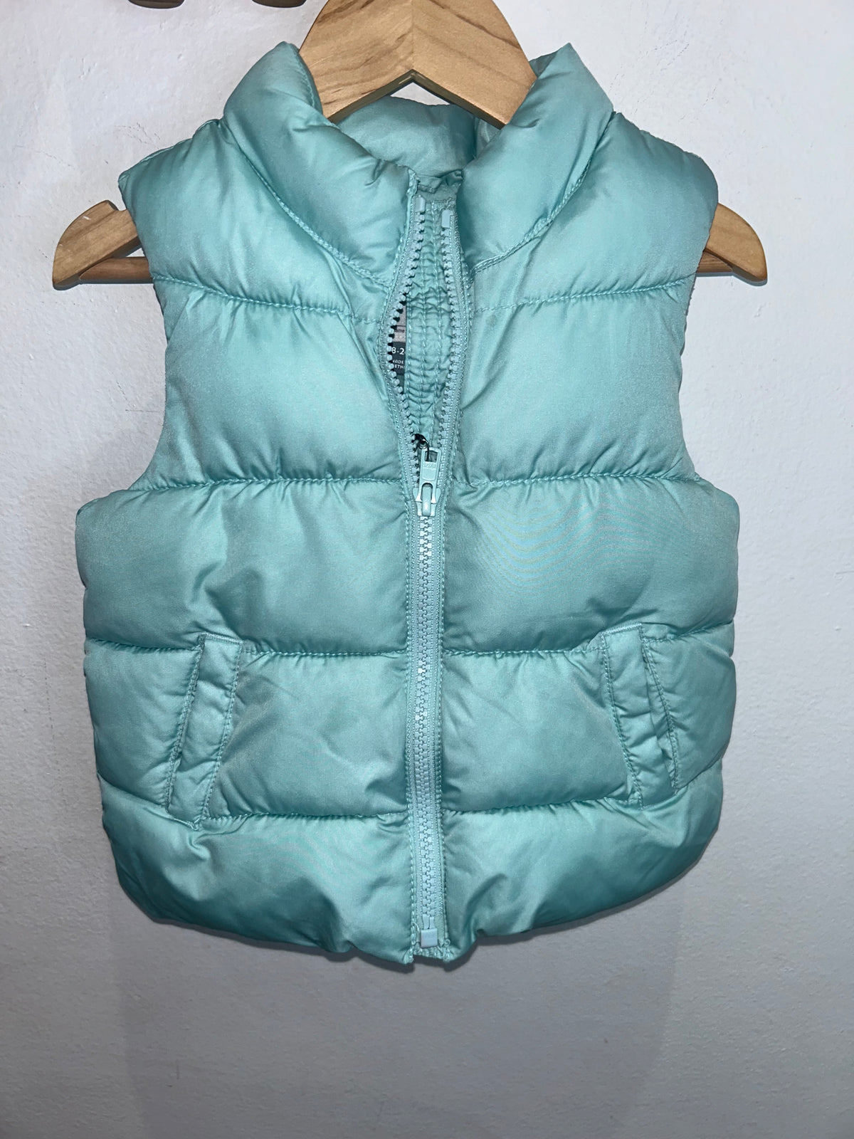 Aqua puffer vest 18-24m