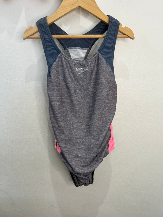 Speedo grey swimsuit 7y