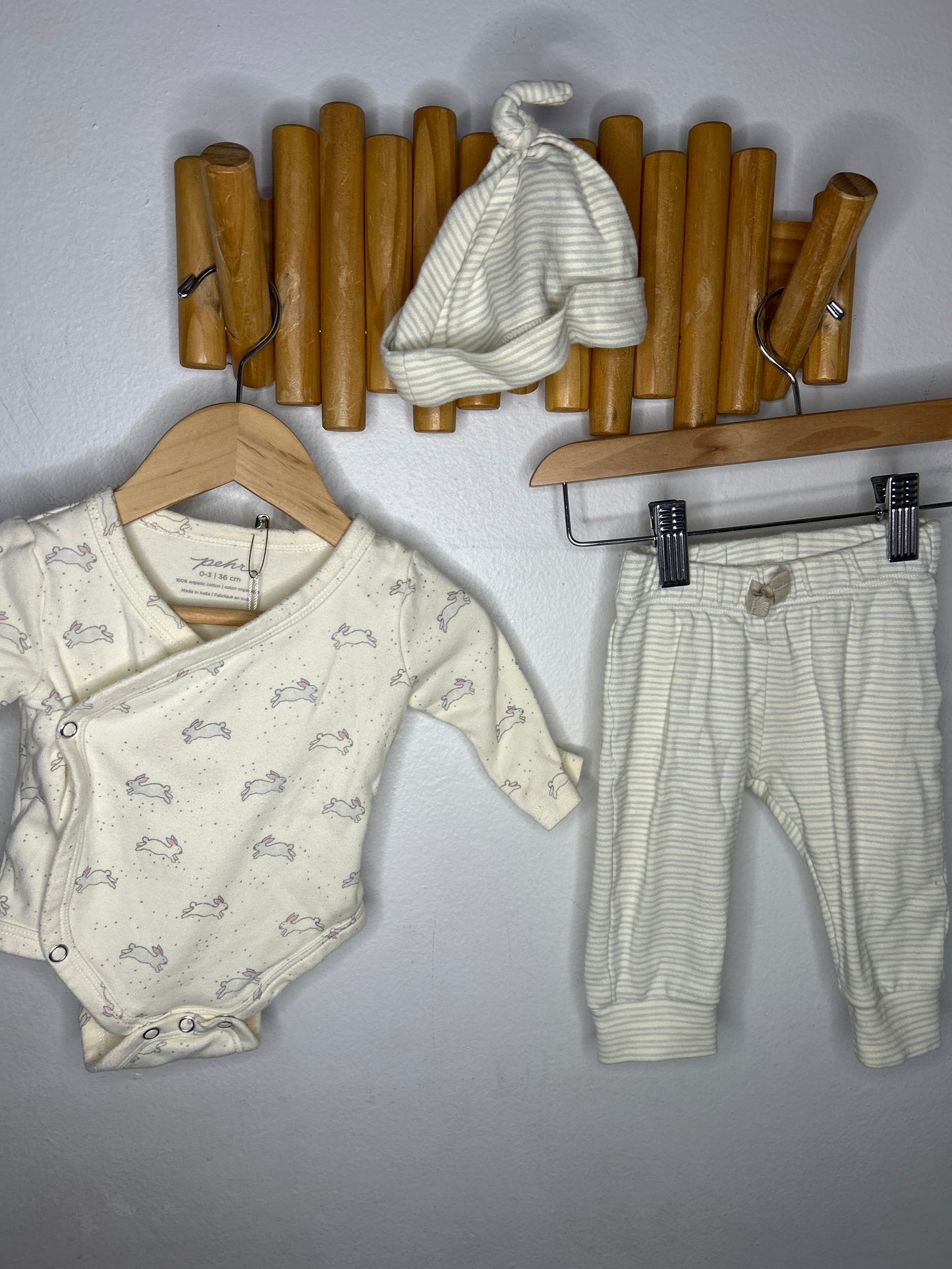 Pehr bunnies set 0-3m