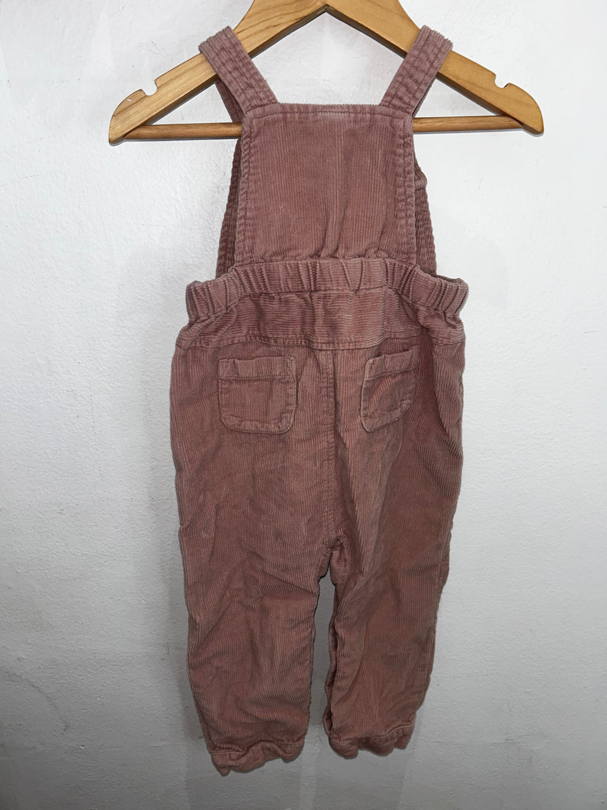 Pehr corduroy pink overalls 12-18m