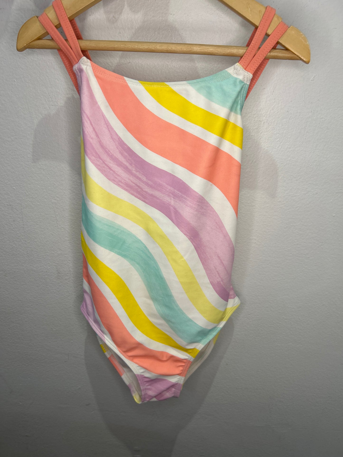 Swirly swimsuit 7y