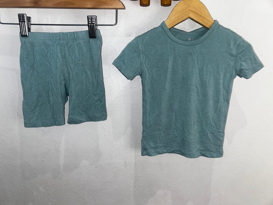 Kyte teal shorty pyjamas 18-24m