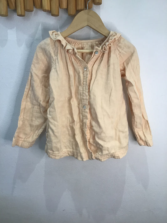 Blouse Poudre Organics peach 4y