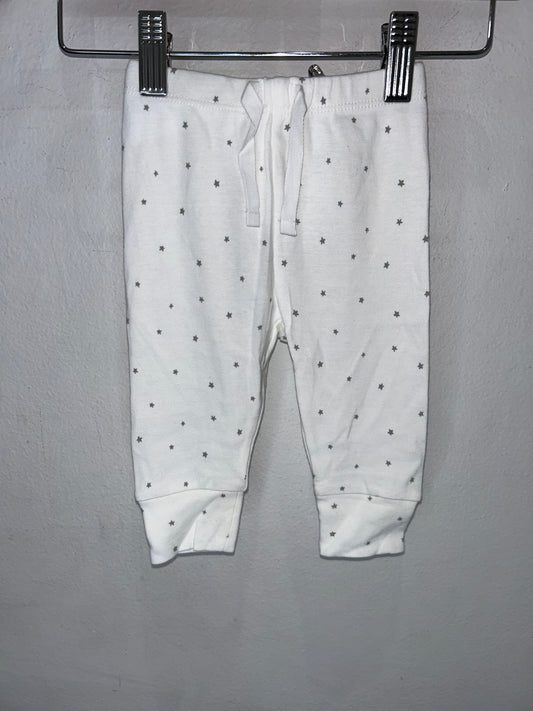 Stars cotton pants 3-6m
