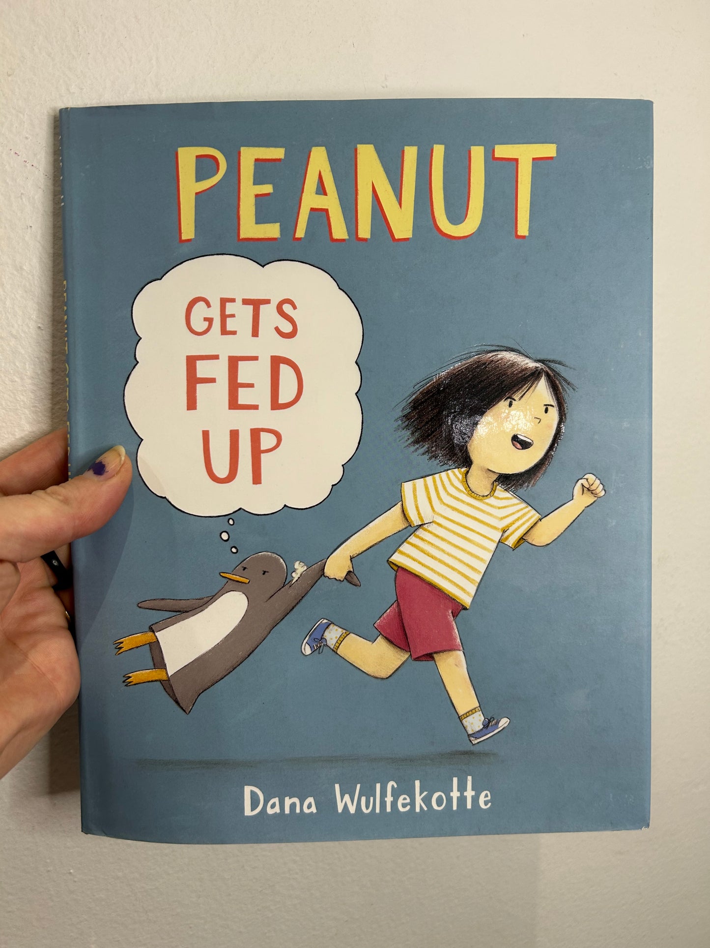 Peanut gets fed up