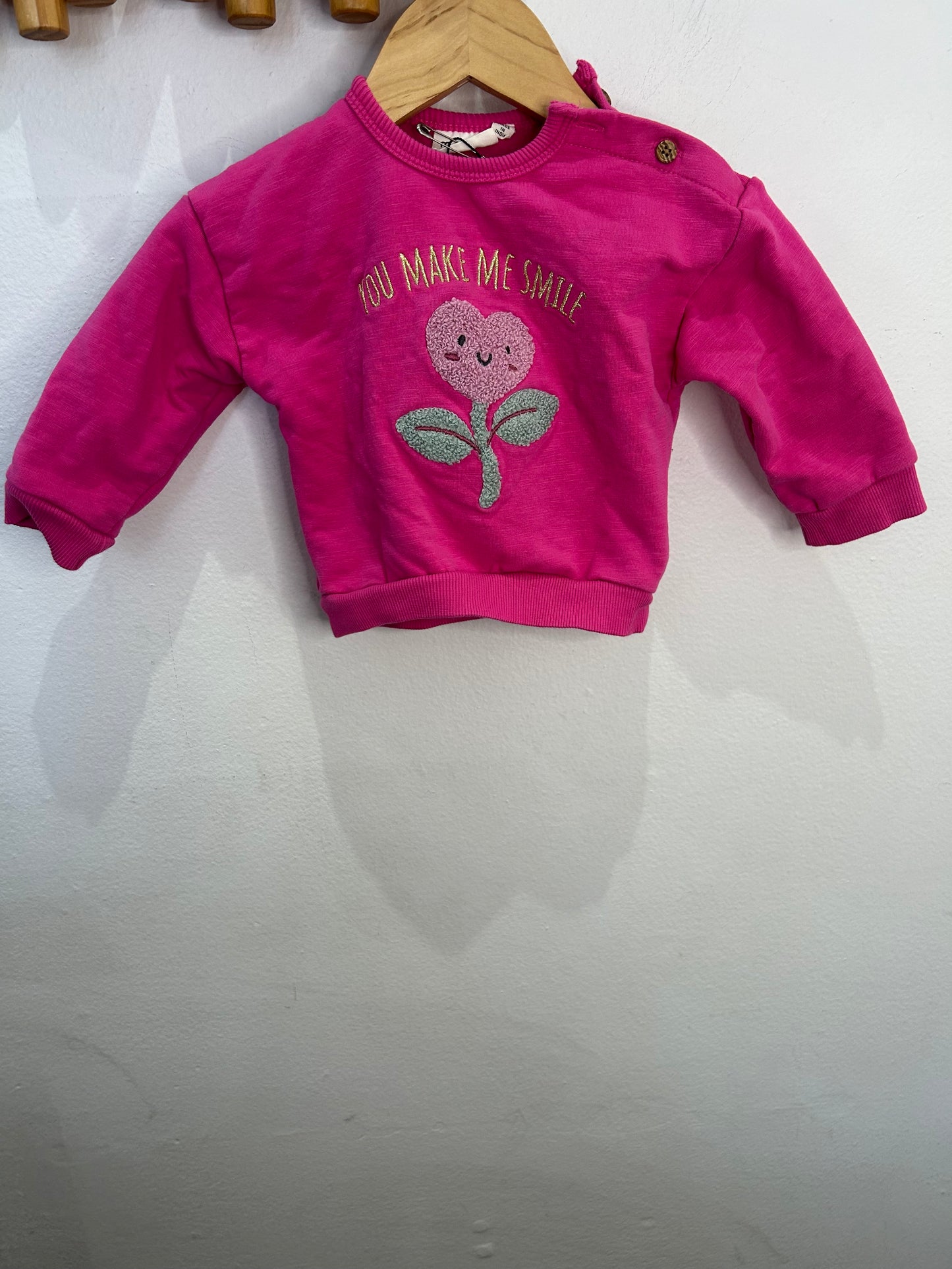Pink jogger set 6m