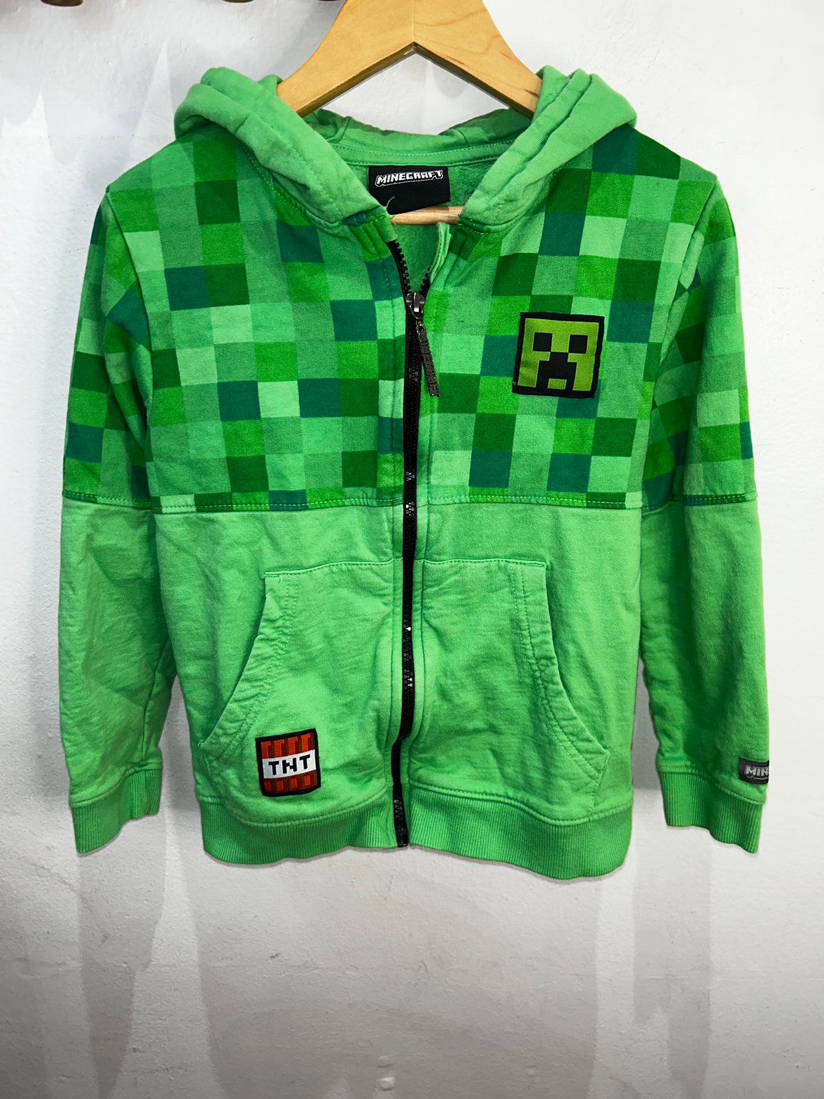 Minecraft sweatshirt 8y