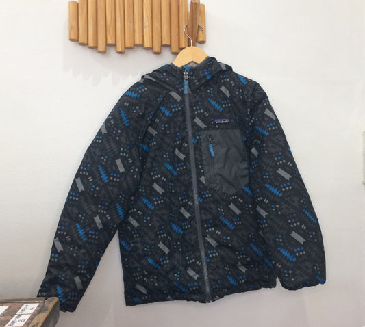 Patagonia reversible black puffer 12-14y