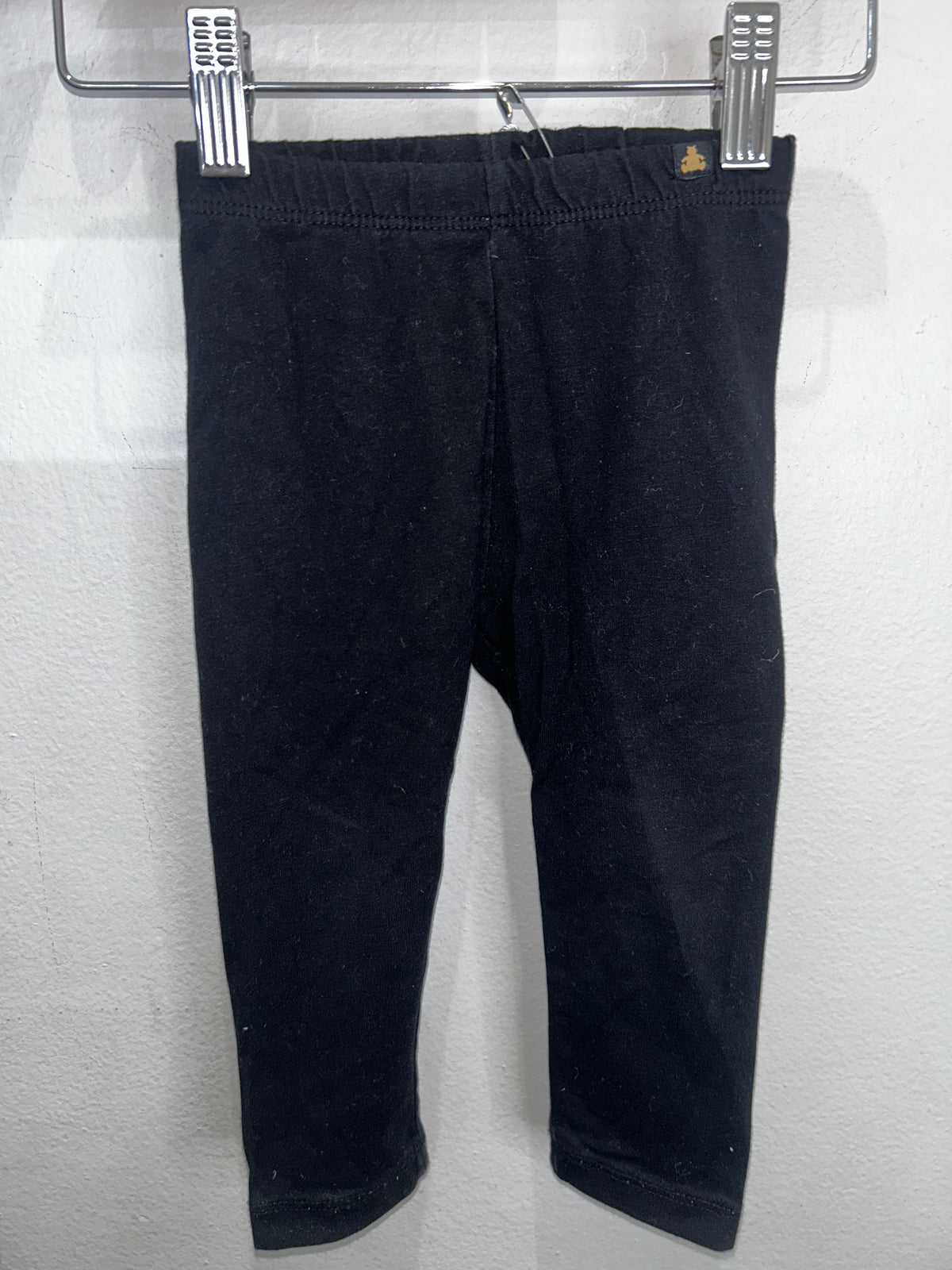 Blackety black leggings 12-18m