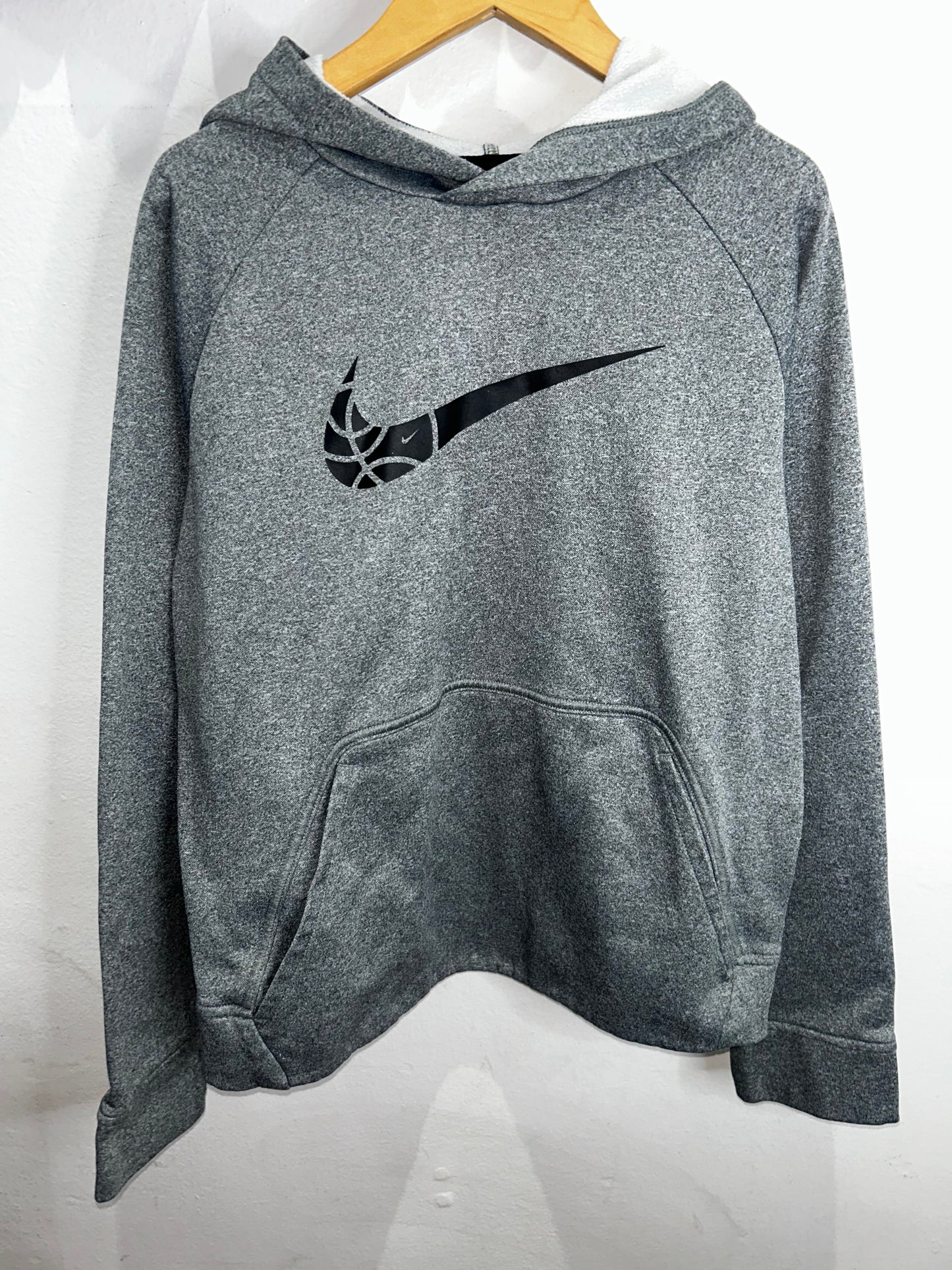 Grey Nike activeear hoodie 8-10y