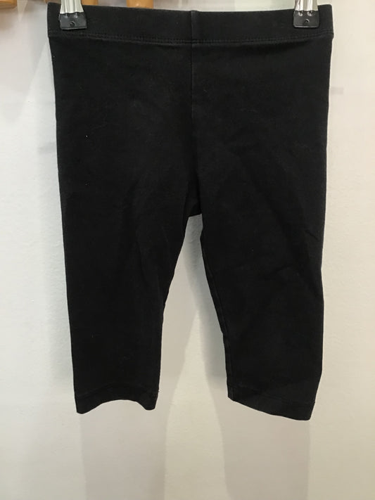 Cropped black leggings 3y