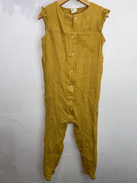 Mustard breezy romper 2-3y