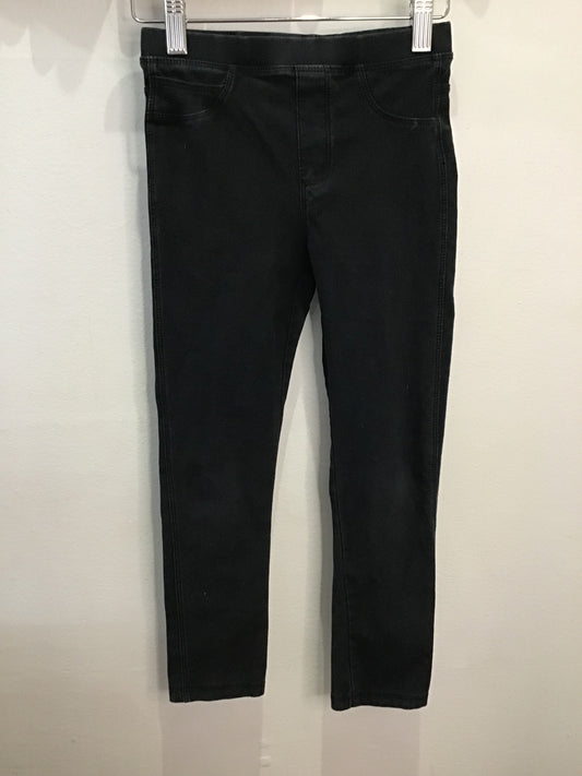 Black ribbed pants 5y