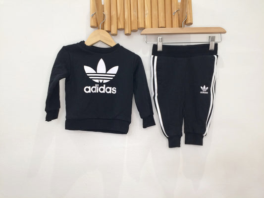 Adidas jogger set 6-9m