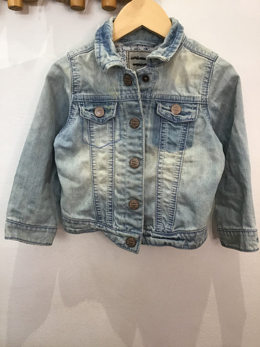 Light wash denim jacket 3y