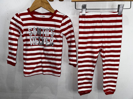Santa's helper pyjamas 18m
