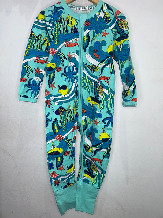 Bonds Wondrsuit bright ocean 18-24m NEW