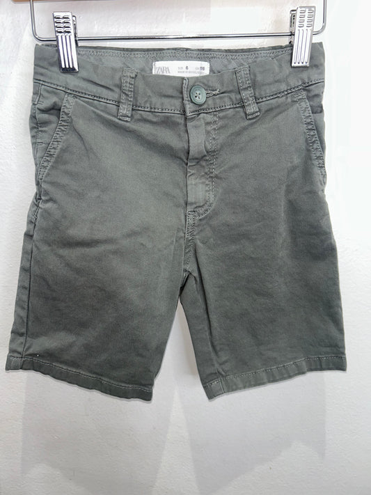 Grey chino shorts 6y