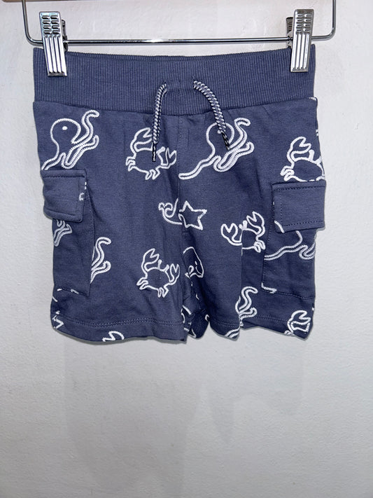 Sea creatures shorts 4y