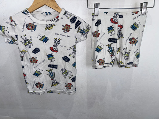 Toy Story shorty pyjamas 4y*