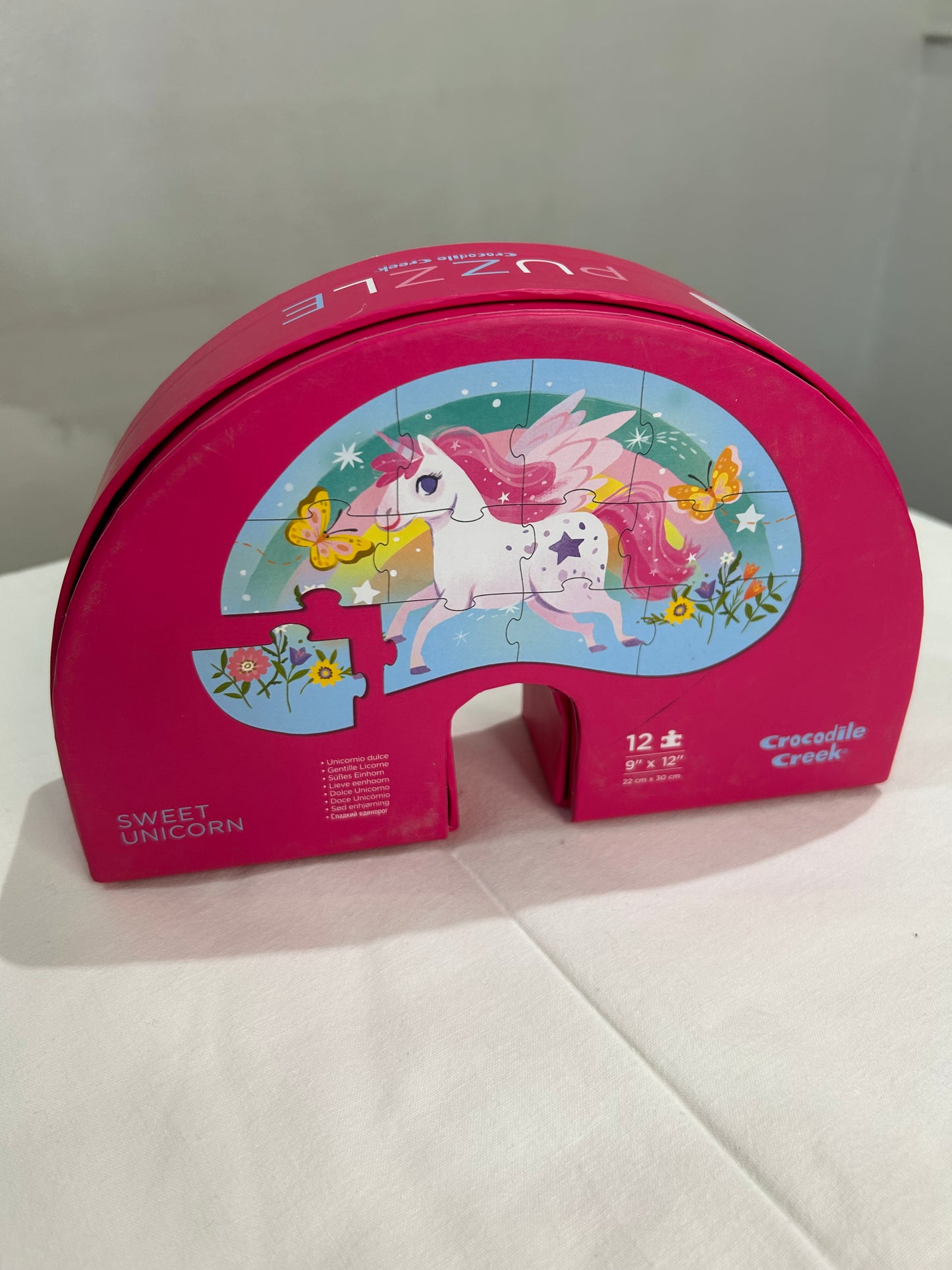 Crocodile Creek sweet unicorn puzzle - 12 pieces