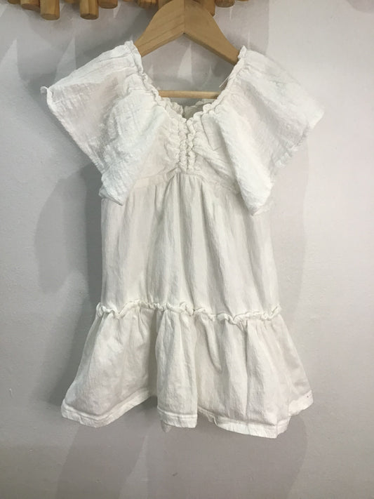 Dress white mini 5y