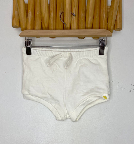 White jogger short shorts 18-24m B