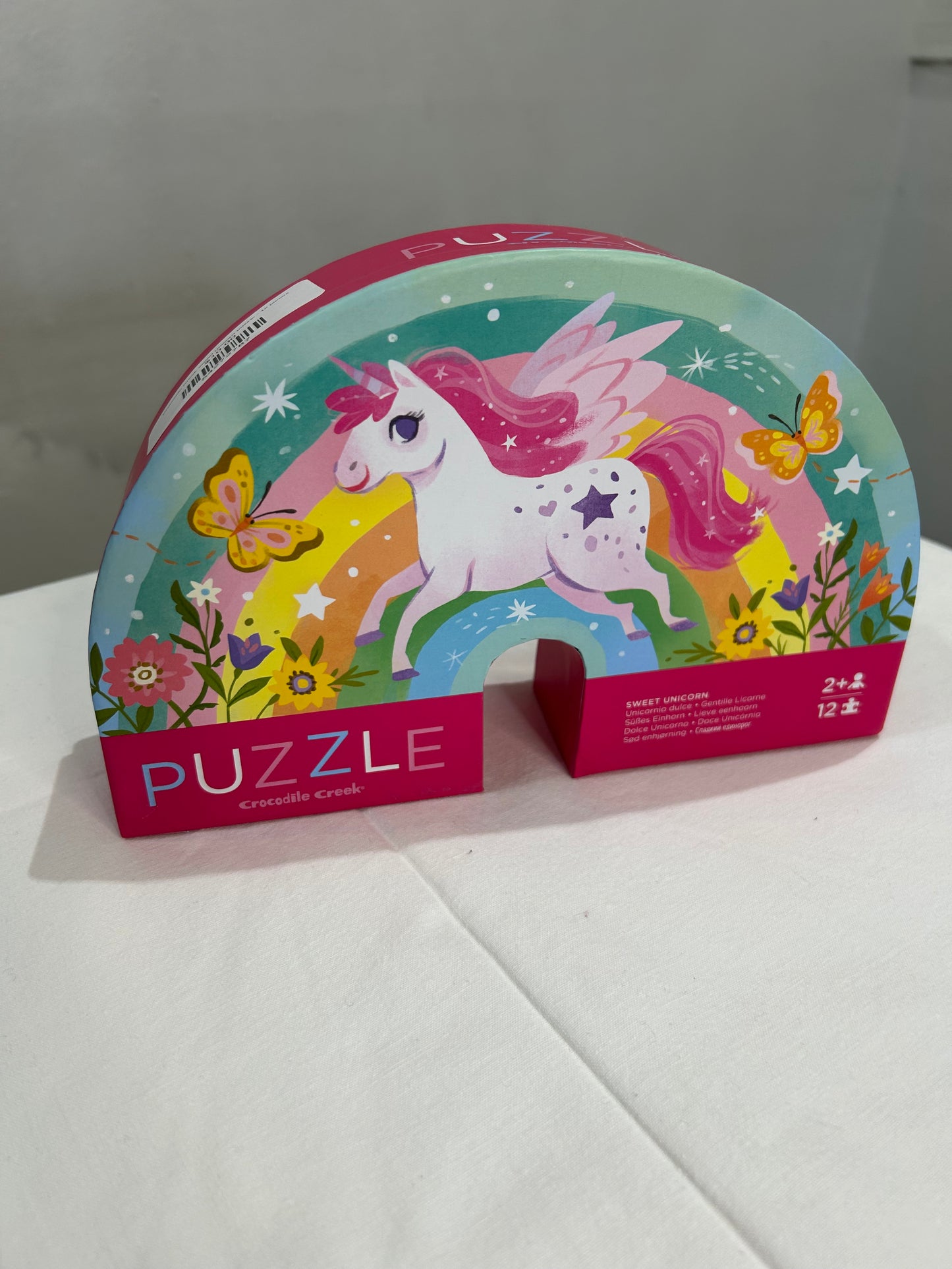 Crocodile Creek sweet unicorn puzzle - 12 pieces