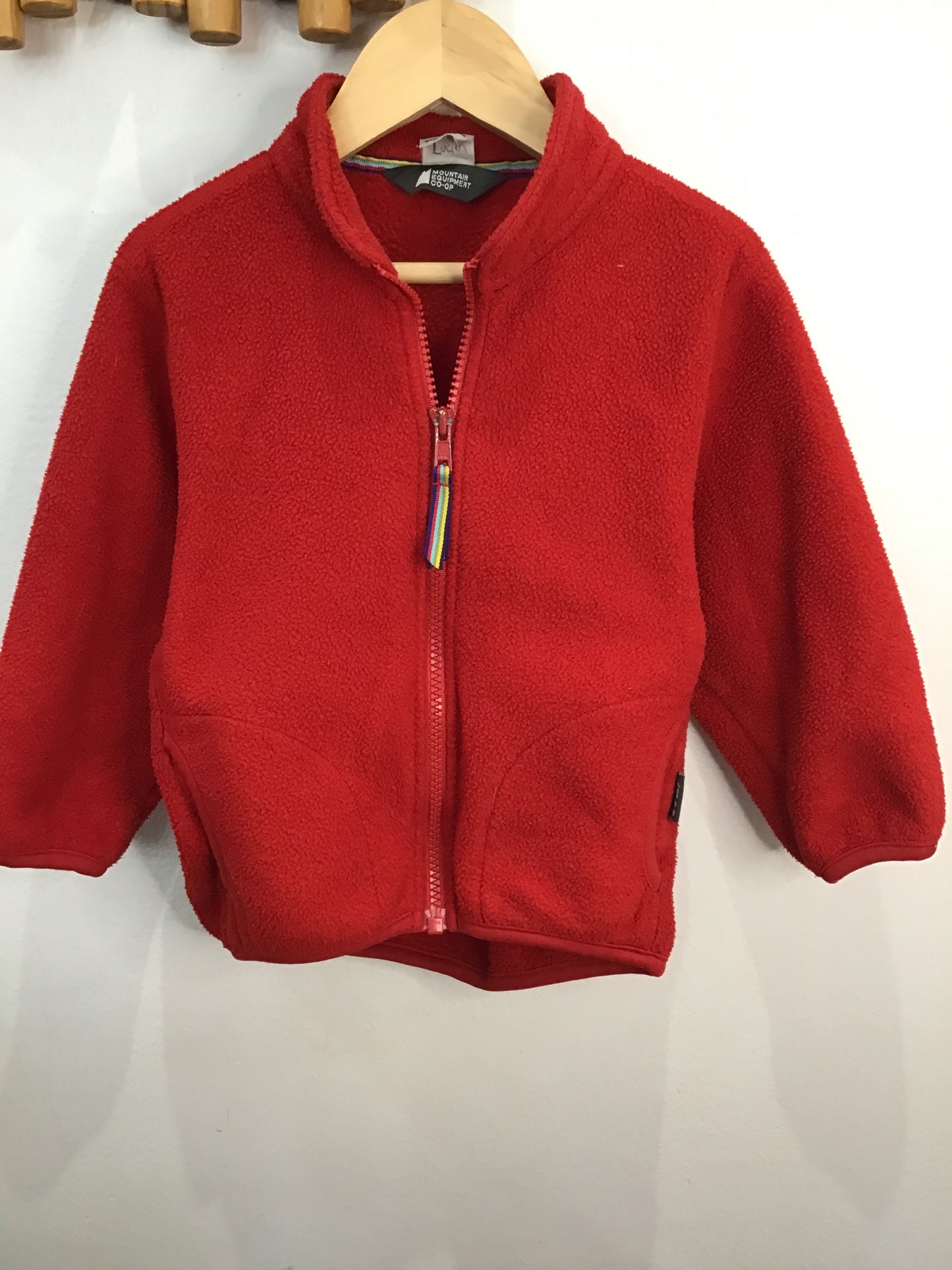 MEC red fleece 3y
