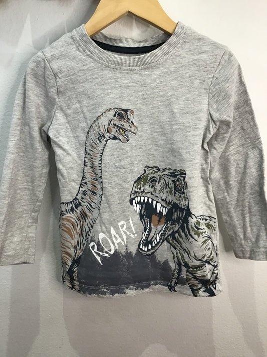 Tee dinos 3-4y