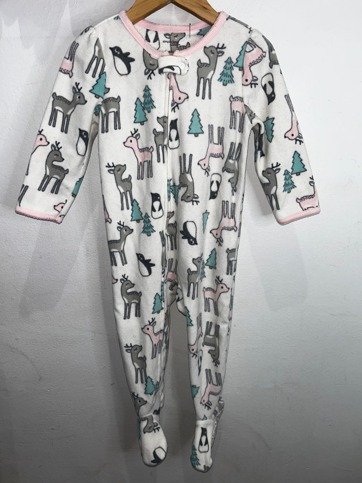 Deer fleece sleeper 18m