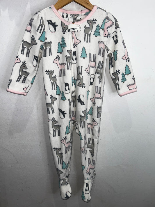 Deer fleece sleeper 18m