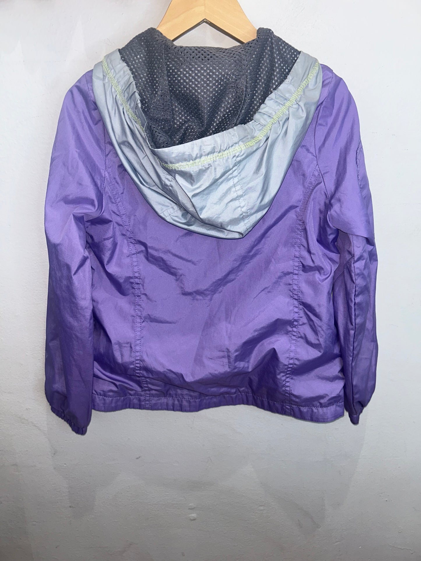 Light purple rainjacket 8y