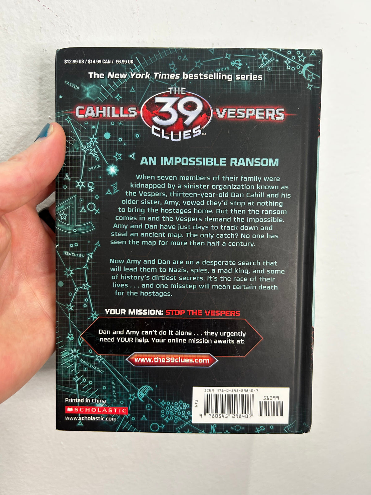 The 39 clues cahills vs vespers- books 1-4