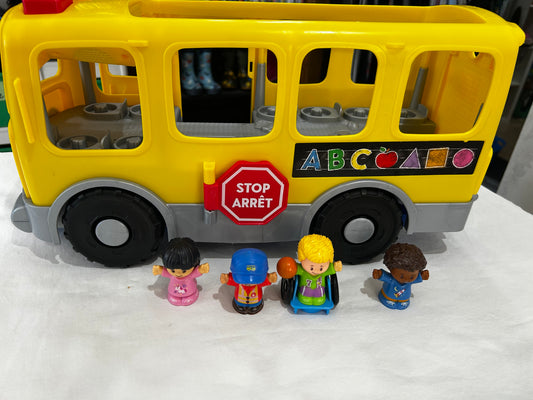 Little People school bus with some people