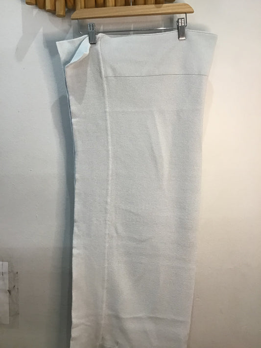 Picnic blanket- blue knit