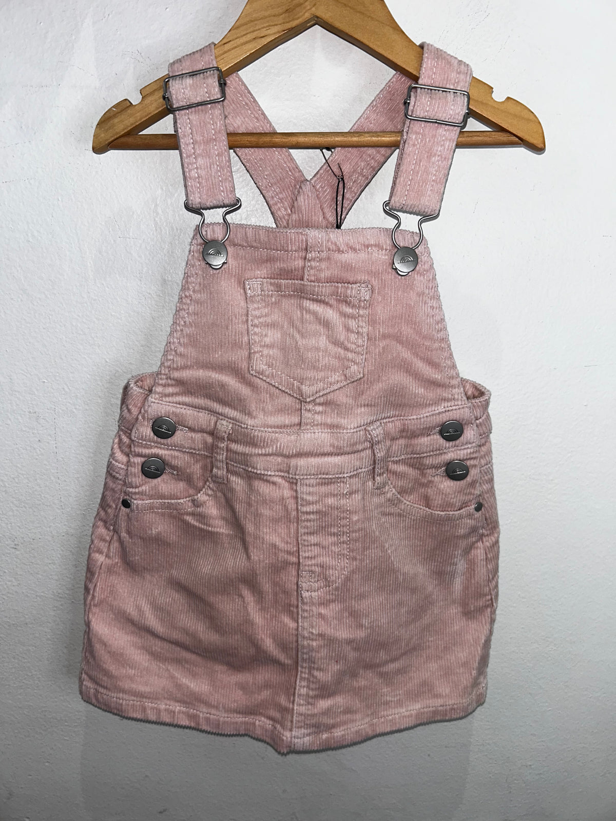 Jamie Kay pink corduroy skirt romper 3y